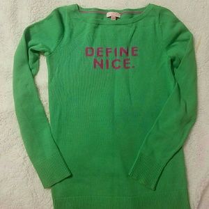 Define Nice Lilly Pulitzer Sweater